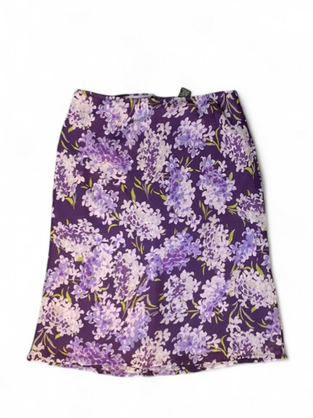 Express Purple Floral Pencil Skirt